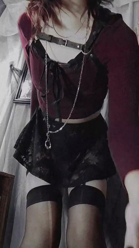 The dark sensuality of a girl with small tits and petite body