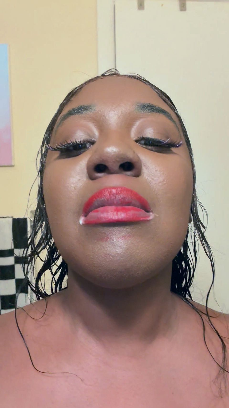 Fresh Out The Shower, Brushing My White Teeth!