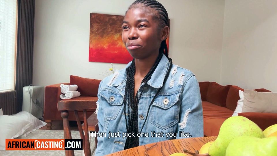 This PETITE EBONY TEEN said her BF was pathetic... I fucked her until she forgot his name