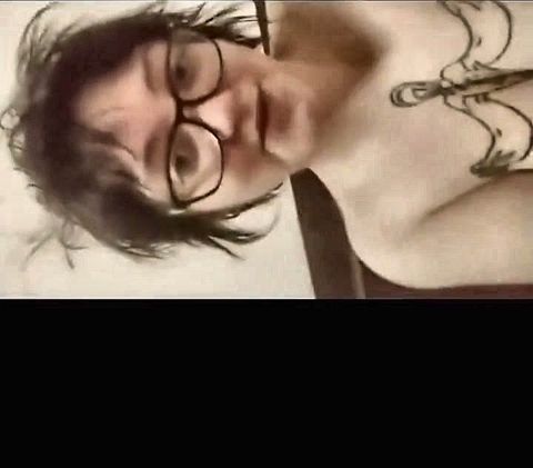 Double Amputee, Hairless, Masturbates with One Hand