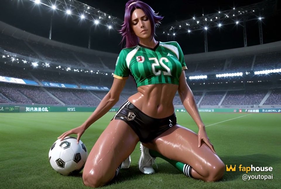 Yoruichi Shihouin at Soccer Practice in the Porn Ai Adaptation of Bleach