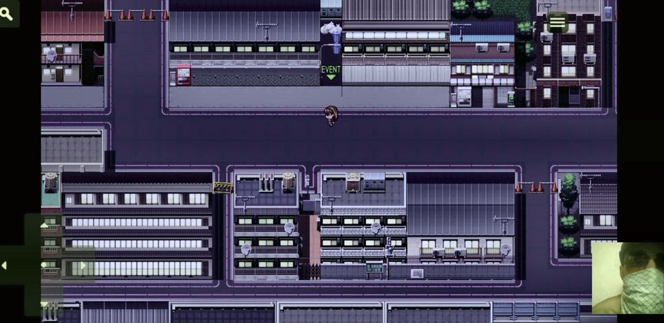 Nightwalk!Hentai game gameplay! Exhibitonist virgin girl masturate in public and got caught and fucked.