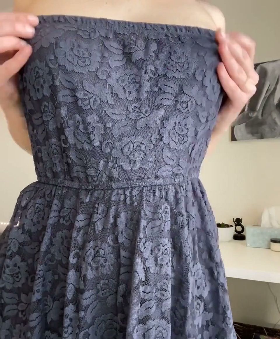 After All Those Tease Posts Today - Aren't You Excited to Finally See Me Take off My Dress?
