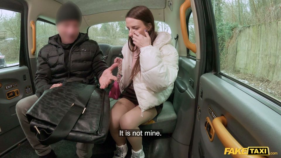 I Fuck her VERY HAIRY PUSSY in Exchange for Cash from a Bag - Fake Taxi