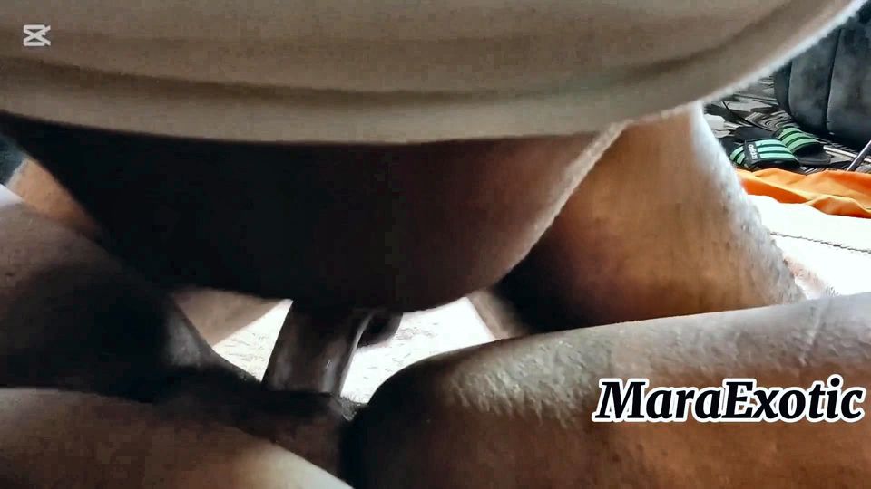Big Black Dick Balls Deep in Fat Juicy Brown Pussy - Mara Exotic