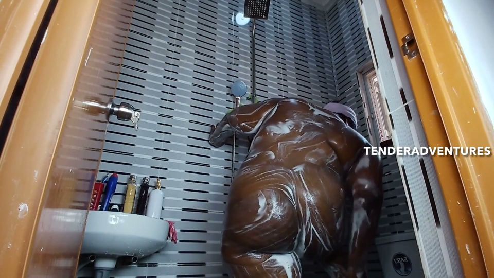 The Hottest Shower Sex Ever with Big Booty Black Beauty. POV - Cum in Mouth