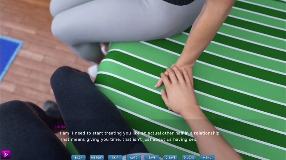 Lady deepthroats and sucks big white cock - gameplay