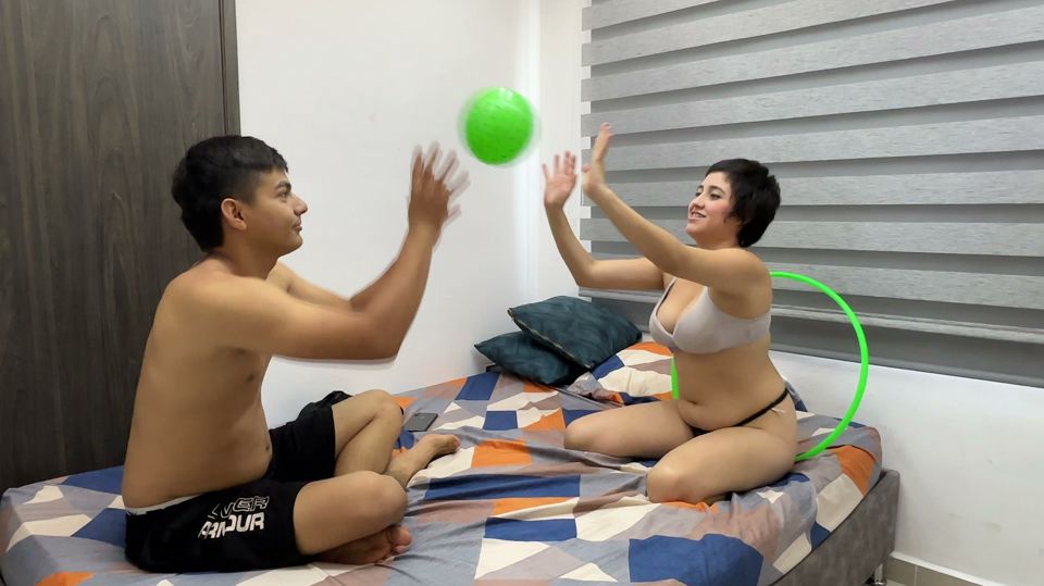 I play ball with my stepsister, it ends up getting out of control and we end up fucking hard.