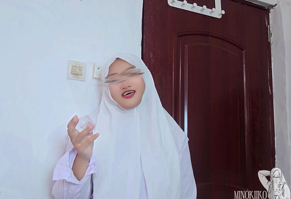 My Hijab Step Sister Need My Cum for Science Class - Shy Muslim School Girl Asks Her Step Brother for Help - Minokiiko