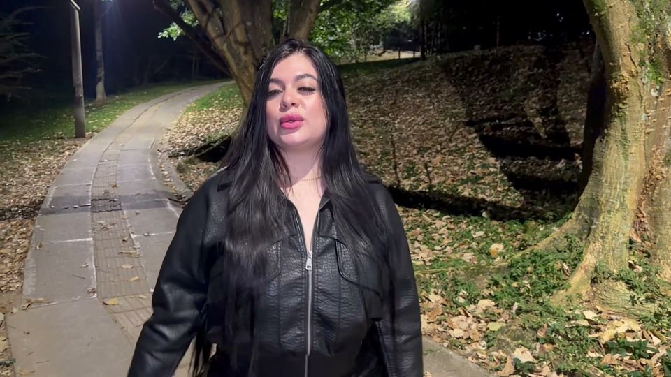 We almost got caught! Stranger fucks me in the street