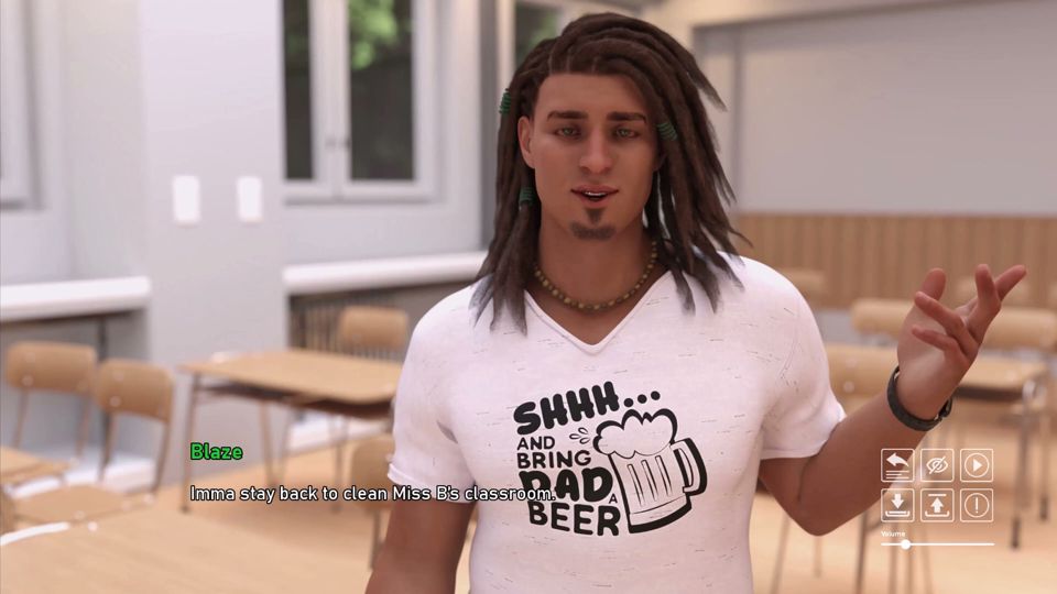 Steps of Debauchery 50 Rliey Is Not Paying Attention in Class