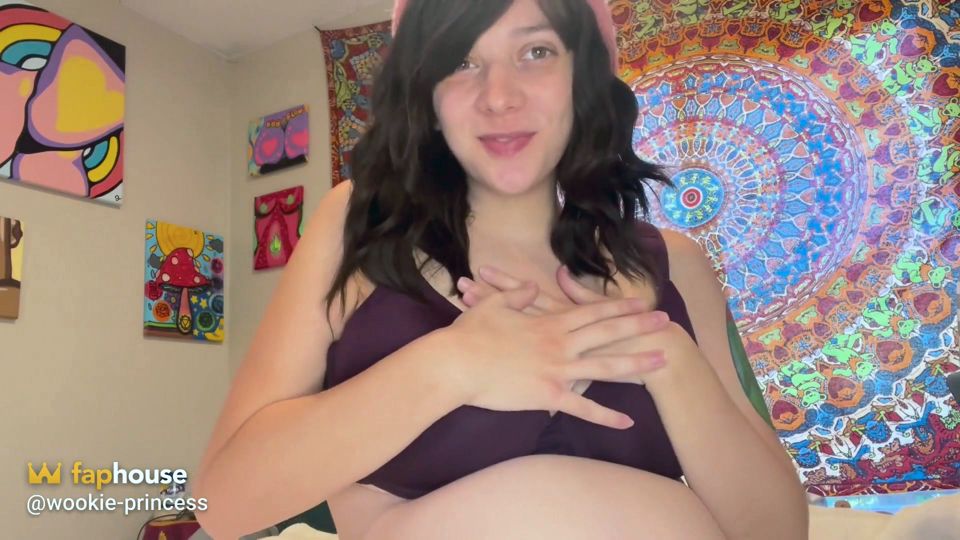 Pregnant Neighbor Panty Sniffing JOI