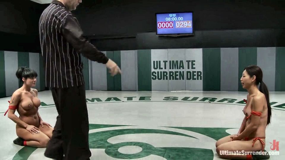 Tiny Asian Takes on Bigger Hawaiian, Non Scritped Action Kicks Bigger Girl's Ass, Then Fucks It!