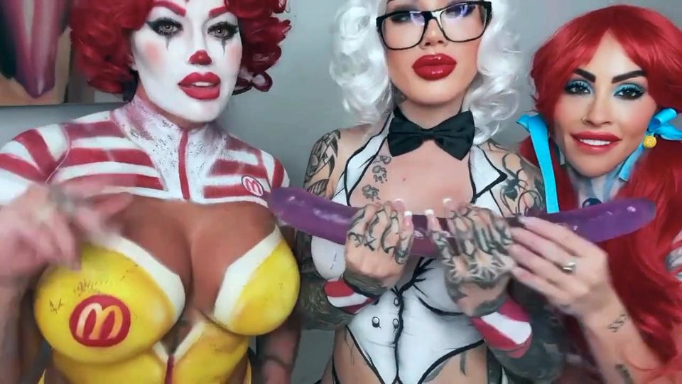 Halloween Dildo JOI with Friends