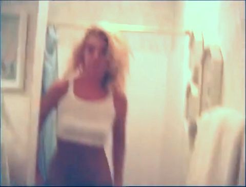 Sexy Blonde Whores Lick Each Others Pussies on the Floor