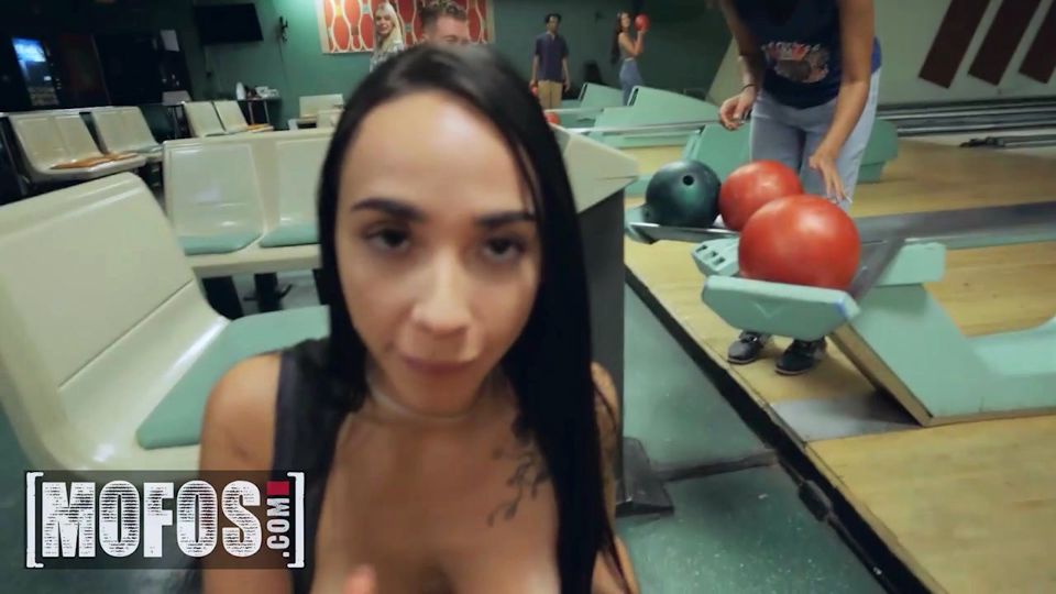 MOFOS - Kinky Brunette Gaby Ortega Turns A Bowling Night Into A Naughty Public Fuck Session