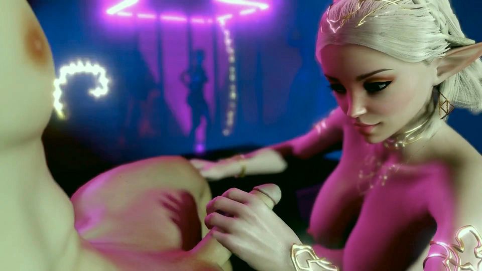 Sexy Hot Blonde Suck a Mean Cock in the Club