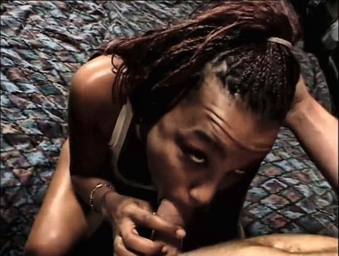 Juicy big assed brunette ebony enjoys white cock in her wet pussy