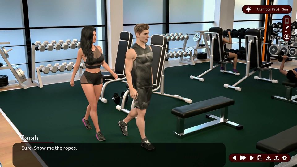 Whispers of Desire: the Training Session for the Hot Wife in the Gym - Episode 42